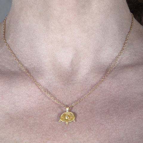 Heart Necklace Gold