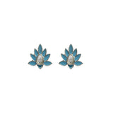 Peacock Stud Silver