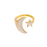 Luna Ring Navy