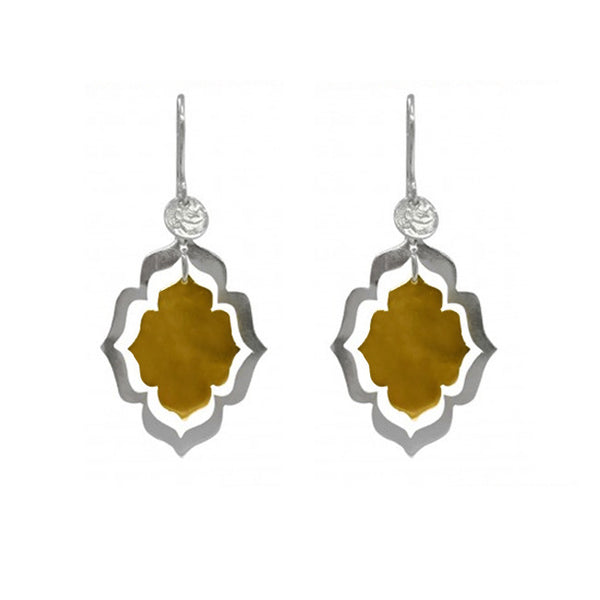 Mystic Openings Earring Sml Gold Silver