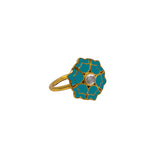 Desert Rose Ring Turquoise