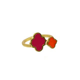 Arabesque Ring Hot Pink/Orange