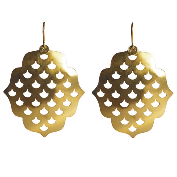 Screen Goddess Earrings Gold luxe bohemian jewellery Australia