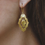 Dancing Forms Gold sterling silver earring luxe bohemian jewellery Australia