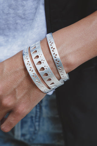 Lily Bangle Silver