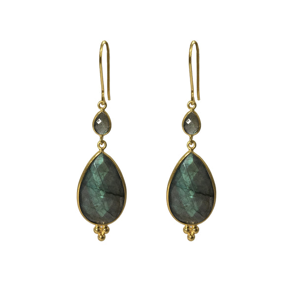 Maharani Labradorite Earrings