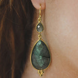 Maharani Labradorite Earrings