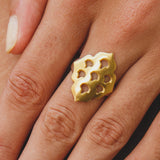 Screen Goddess Ring Gold Silver