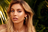 Mahal Hoops Small Gold