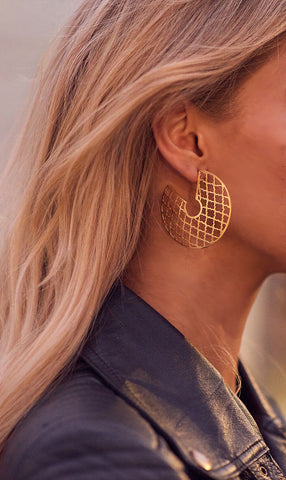 Trellis Love Earring Gold