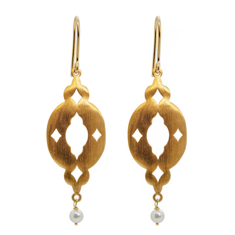 Aladdins Night Earrings Silver