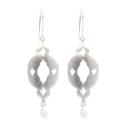 Aladdins Night Earrings Silver