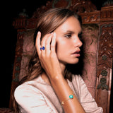 Arabesque Ring Navy