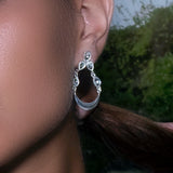 Brahma Earrings Silver