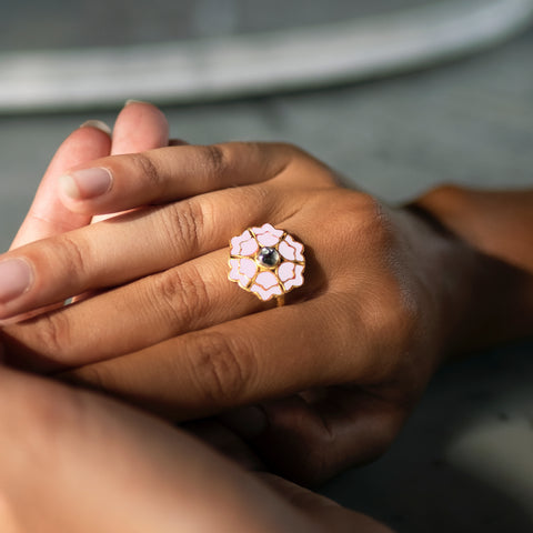 Desert Rose Ring Pale Pink