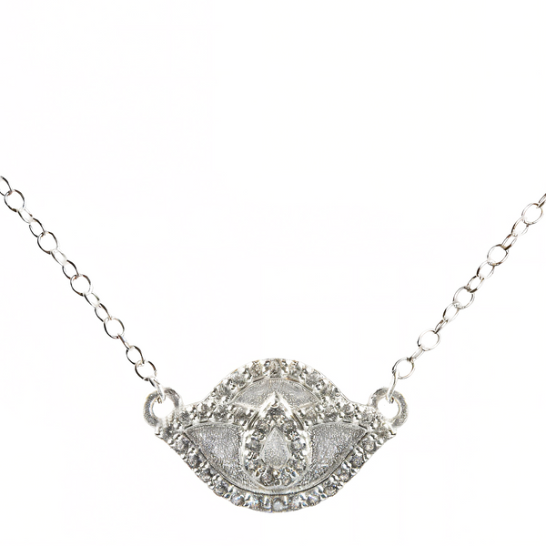 Luca Tulip Necklace Silver