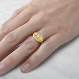 Luca Sun Ring Gold