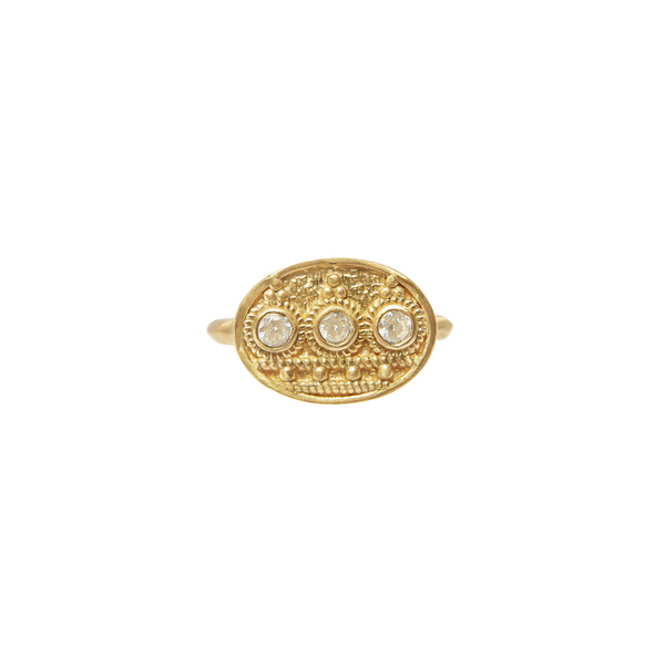 Luca Sun Ring Gold