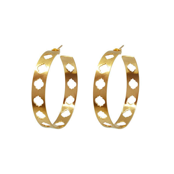 Mahal Hoops Large Gold