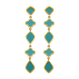 Chandra Drop Earring Turquoise