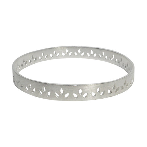 Lily bangle sterling silver luxe bohemian jewellery australia