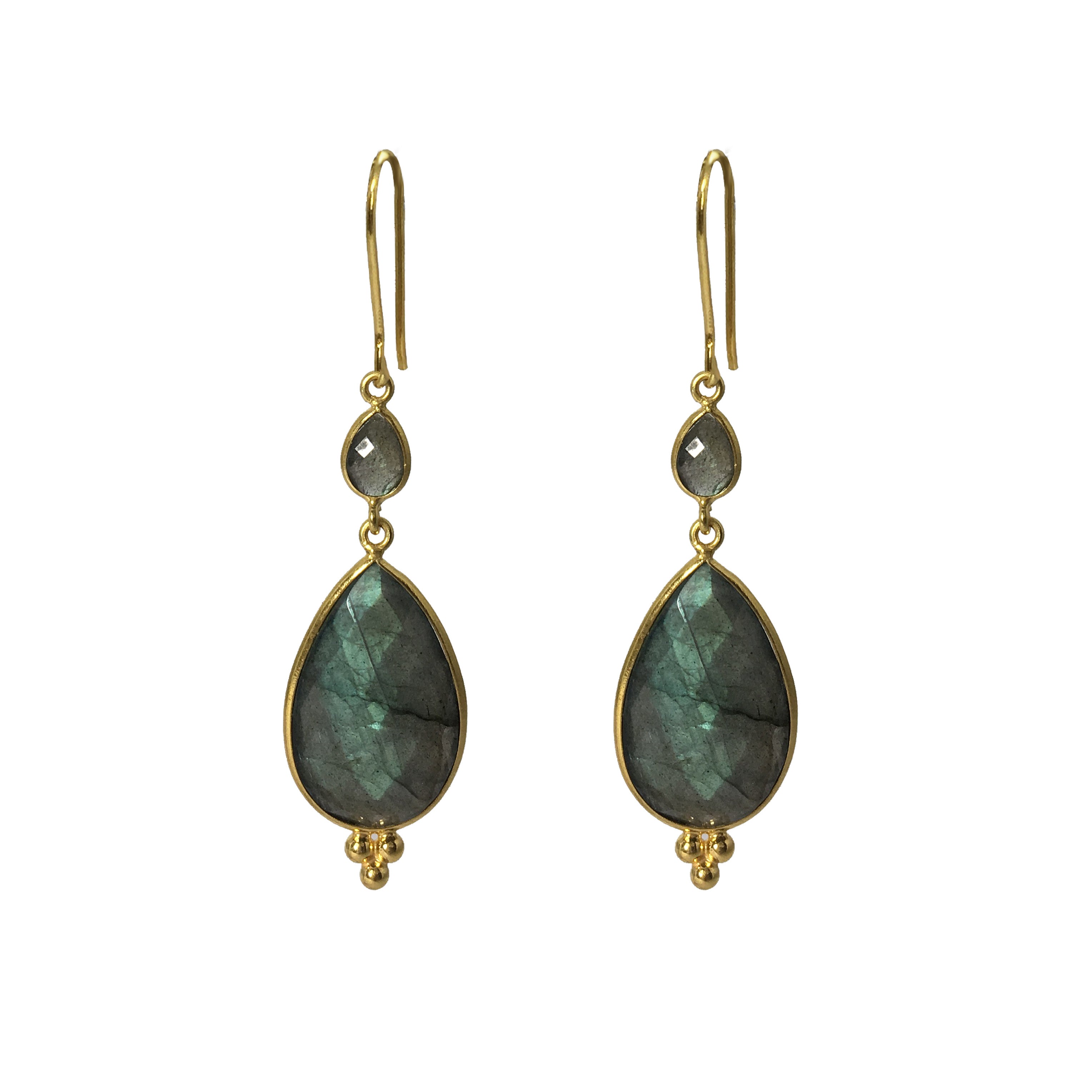 Green deals labradorite earrings