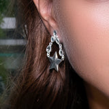 Brahma Earrings Silver